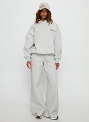 Princess Polly Stargirl Hoodie Grey Marle