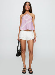 Jezabele Halter Top Pink Stripe