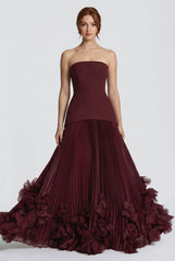 Megan | Elegant Evening Gown Maxi Dress
