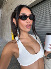 Pulse Active Halter Crop White