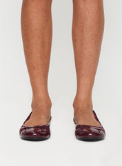 Therapy Ally Ballet Flats Cherry