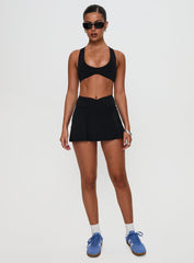 Pulse Active Halter Crop Black