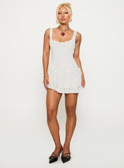 Shantelle Romper White Polka