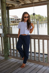 Everyday Crop Tee -White