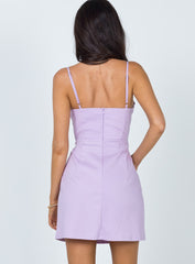 Novella Mini Dress Lilac