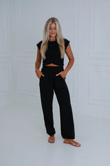 Tinsley Pants Set-Black
