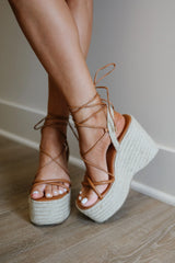 Miya Wrap Up Espadrille-Tan