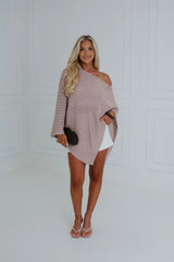 Jamie Poncho Top-Mocha