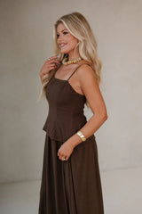 Darcy Tiered Bodice Maxi Dress-Americano