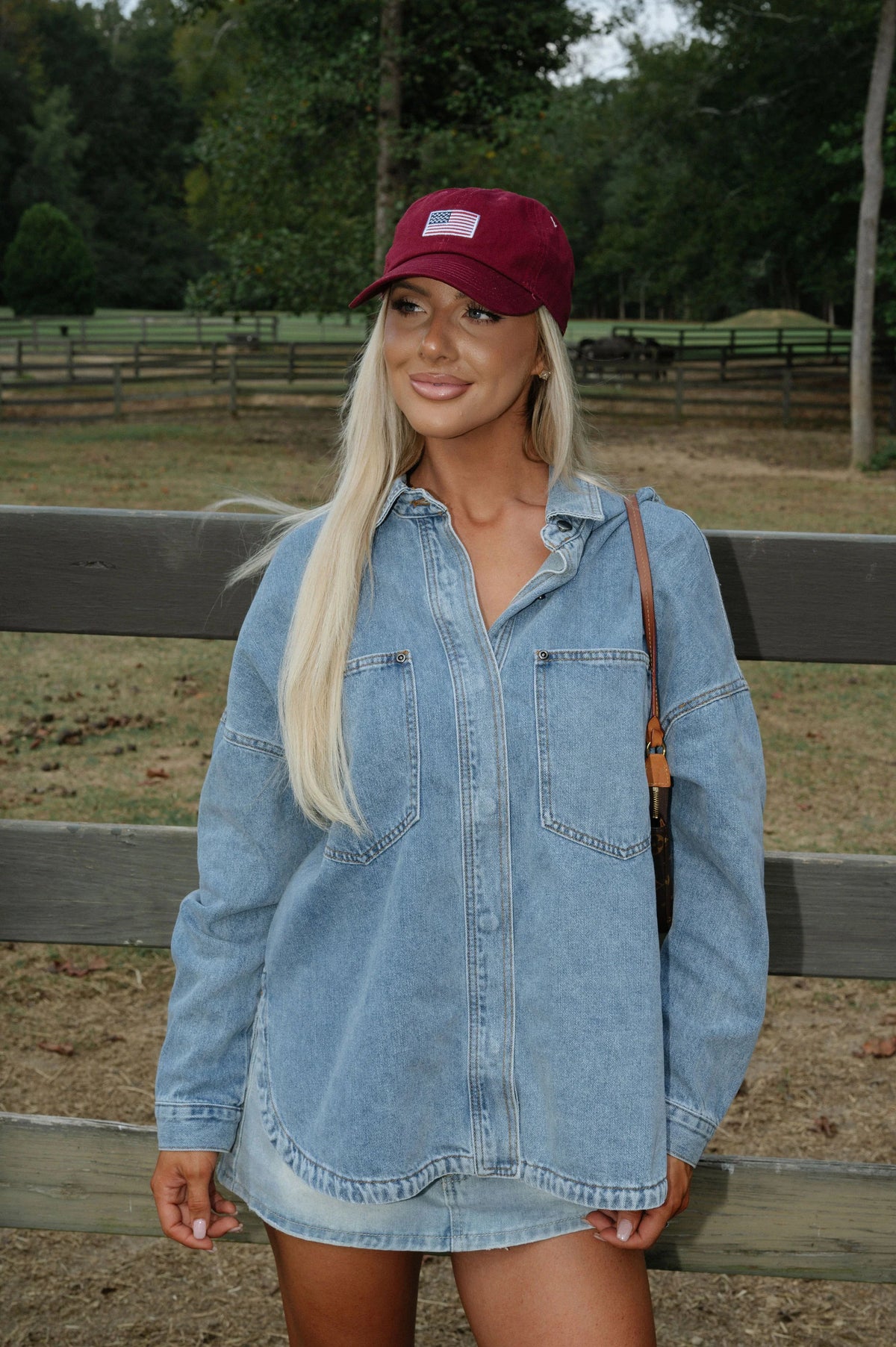 Washed Denim Shacket