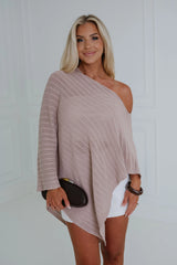 Jamie Poncho Top-Mocha