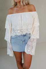 Jane Distressed Mini Skirt-Light Denim